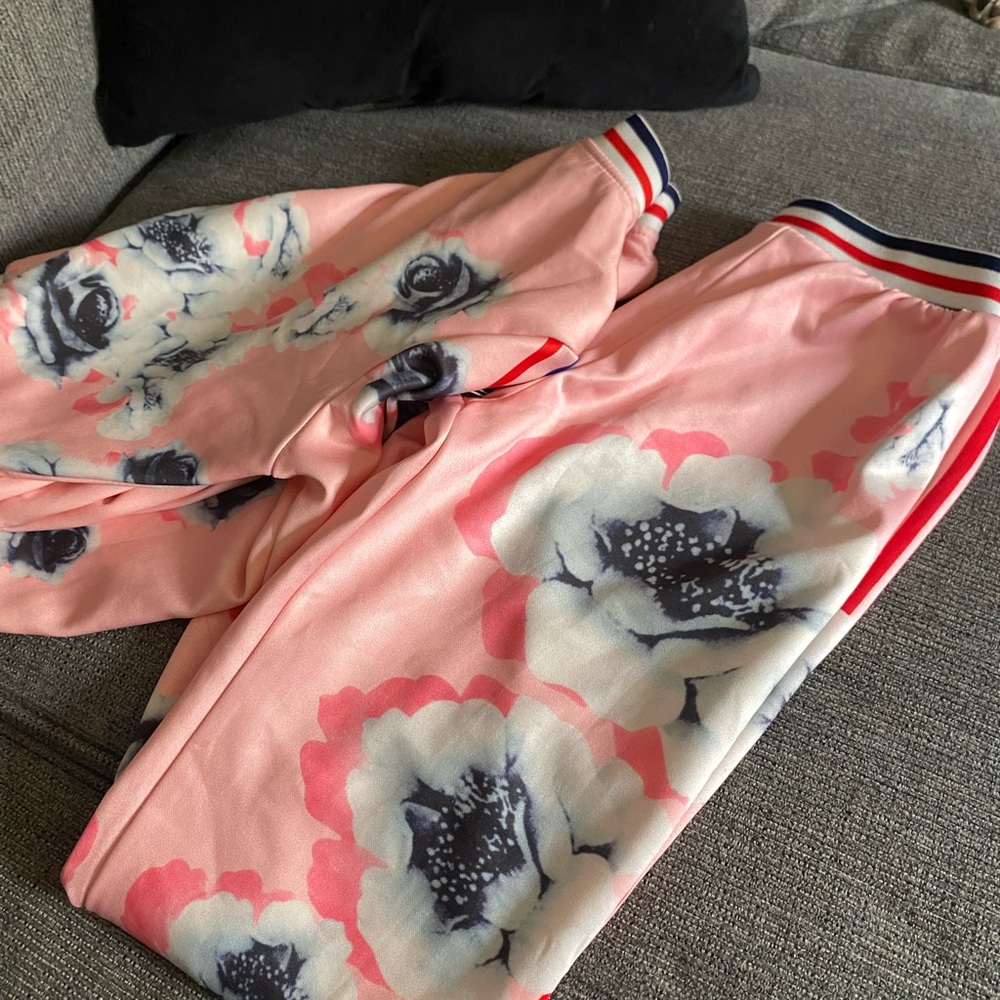 Floral Pink Joggers